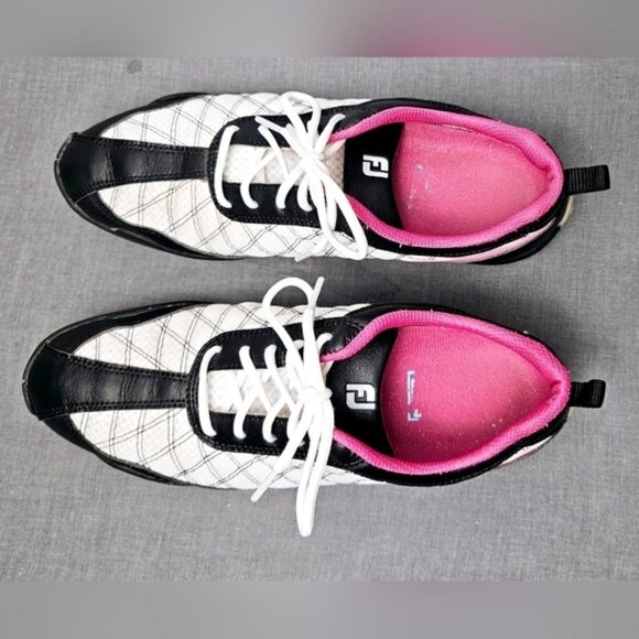 FootJoy Summer Series Pink Spikeless Golf Shoes 98968 - Picture 7 of 12